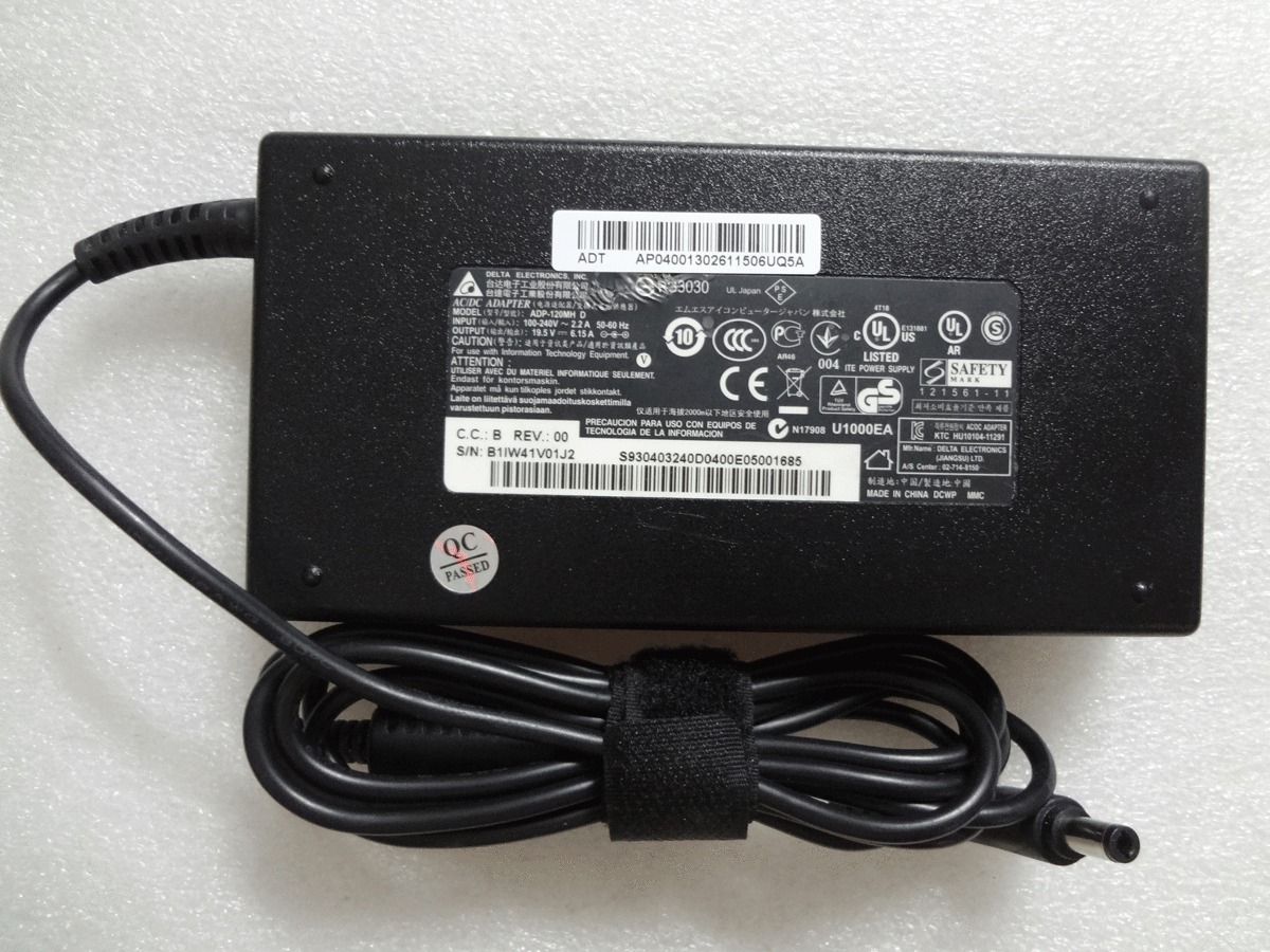 120w MSI GE70 2PE-048FR, GE70 2PE-051UK Netzteil